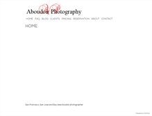 Tablet Screenshot of aboudoir.com